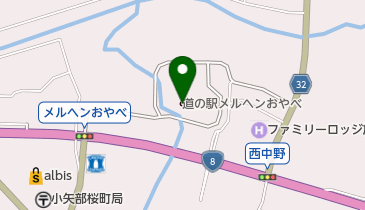道の駅 メルヘンおやべ トイレの地図画像