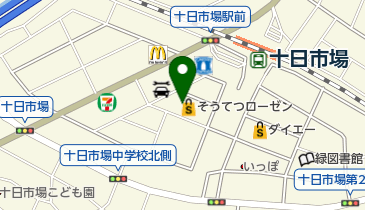 そうてつローゼン 十日市場店 トイレの地図画像