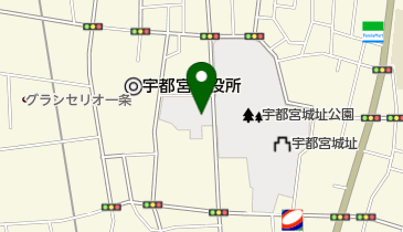 城趾公園 西側駐車場 トイレの地図画像