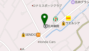 芙蓉会五井病院 トイレの地図画像