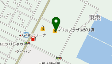 マリンプラザあがり浜 トイレの地図画像