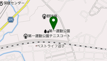 第一運動公園 体験学習施設 トイレの地図画像