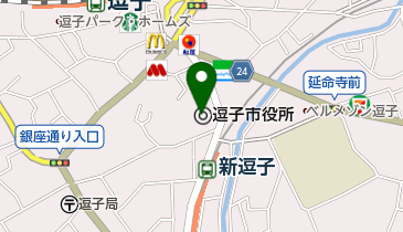 逗子市役所 トイレの地図画像