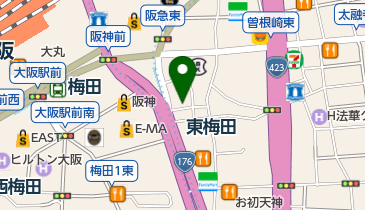 清和梅田ビル トイレの地図画像