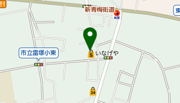 いなげや むさし村山店 トイレの地図画像