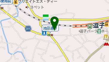 オーケー 逗子店 トイレの地図画像