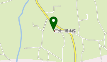 三分一湧水館 トイレの地図画像