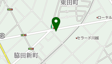 デニーズ 川越東田町店 トイレの地図画像