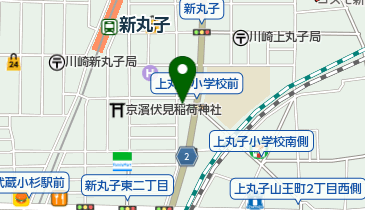 デニーズ 武蔵小杉店 トイレの地図画像