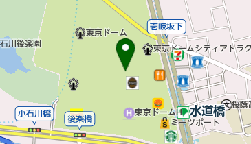 デニーズ 東京ドームシティ店 トイレの地図画像