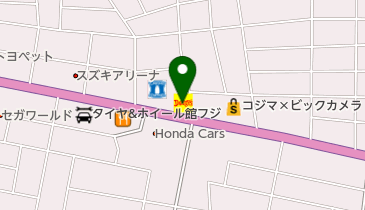 デニーズ 小山駅南町店 トイレの地図画像