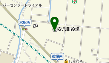 安八町役場 トイレの地図画像
