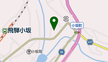 小坂図書館 トイレの地図画像
