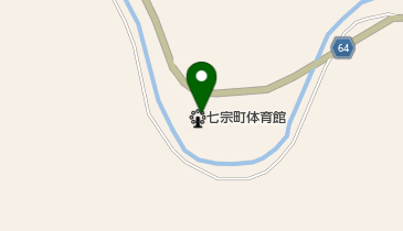 七宗町体育館 トイレの地図画像