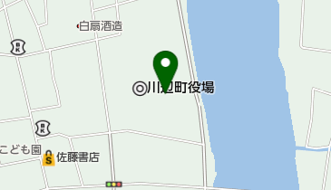 川辺町役場 トイレの地図画像