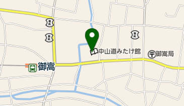 中山道みたけ館 トイレの地図画像