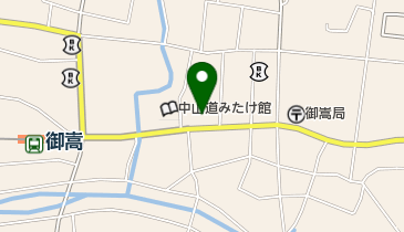 御嵩町第二郷土館 トイレの地図画像