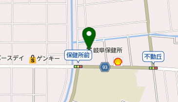 岐阜保健所 トイレの地図画像