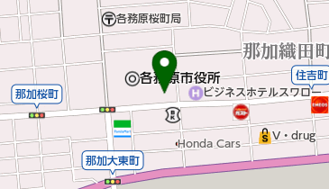 各務原市役所 トイレの地図画像