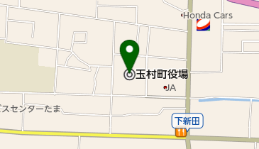 玉村町役場 トイレの地図画像