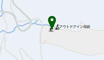 母袋温泉スキー場 トイレの地図画像