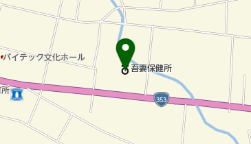 中之条保健福祉事務所 トイレの地図画像