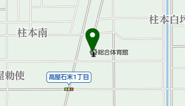 北方町総合体育館 トイレの地図画像