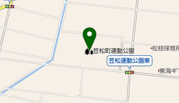 笠松町運動公園内運動場 トイレの地図画像