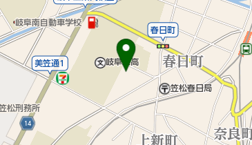 笠松町民体育館 トイレの地図画像