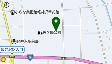 軽井沢大賀ホール トイレの地図画像