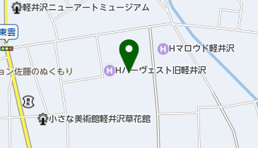 東急ハーヴェストクラブ旧軽井沢 トイレの地図画像