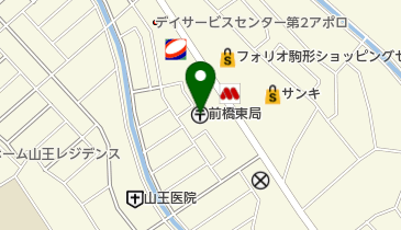前橋東郵便局 トイレの地図画像