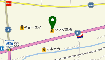 ヤマダ電機 テックランド吉野川店 トイレの地図画像