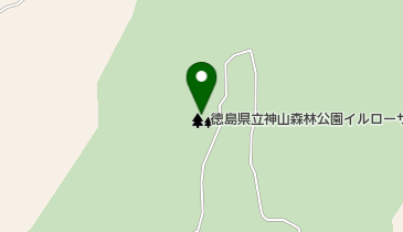 公園徳島県立神山森林公園 トイレの地図画像