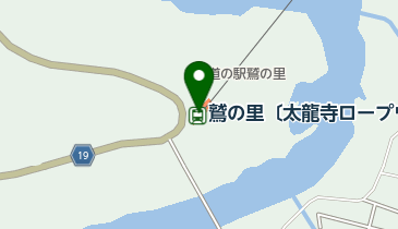 道の駅 鷲の里 トイレの地図画像