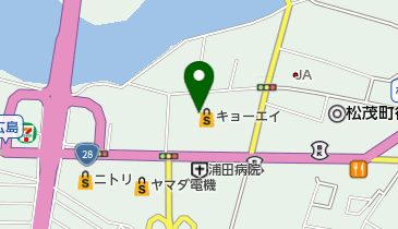 キョーエイ 松茂店 トイレの地図画像
