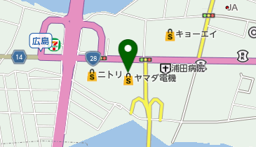 ヤマダ電機 テックランド徳島松茂店 トイレの地図画像