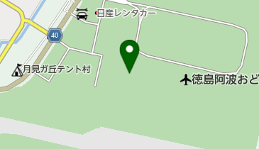 阿波おどり空港 トイレの地図画像