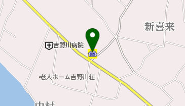 ミニストップ 北島新喜来店 トイレの地図画像