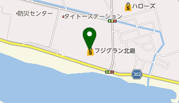 フジグラン北島 トイレの地図画像
