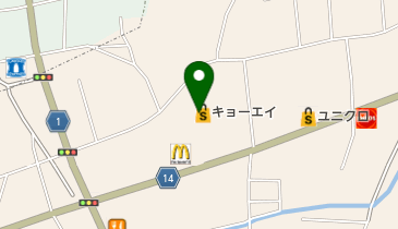 キョーエイ 藍住店 トイレの地図画像