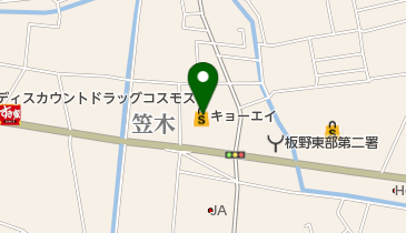 キョーエイ 笠木店 トイレの地図画像