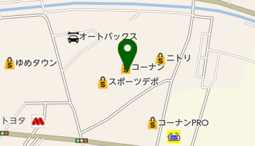 コーナン 徳島藍住店 トイレの地図画像