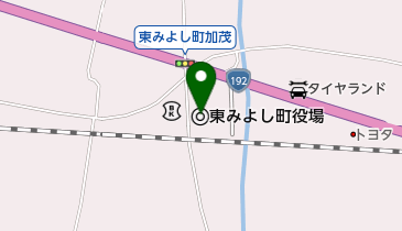 東みよし町役場 トイレの地図画像