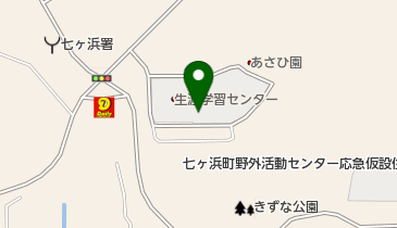 七ヶ浜町中央公民館 トイレの地図画像