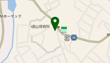 健作接骨院 トイレの地図画像