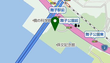 舞子公園 トイレの地図画像