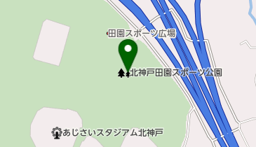 北神戸田園スポーツ公園 体育館 トイレの地図画像