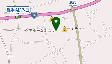 ヤオコー 群馬安中店 トイレの地図画像