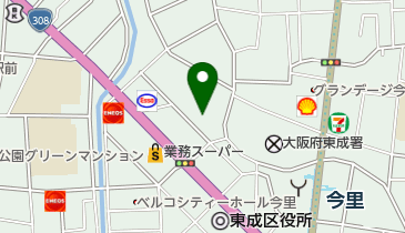 東成区保健福祉センター分館 トイレの地図画像